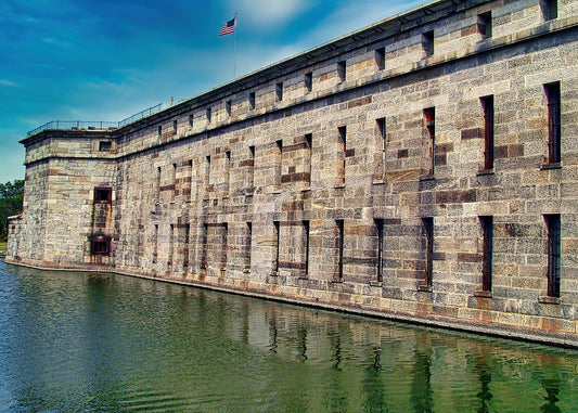 FORT WALL WITH MOAT. Image by Chris Engel from Pixabay