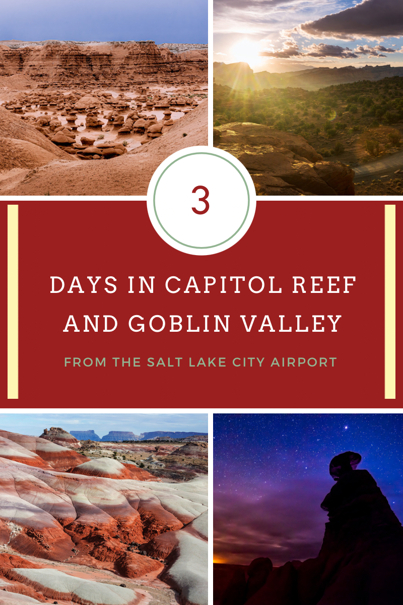 3 Day Self-Guided: Goblin valley and Capitol Reef National Park